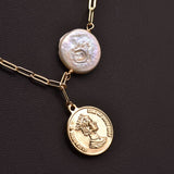 CREATIVE SIMPLE PEARL PENDANT NECKLACE FOR WOMEN_CWAJE3869