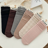 AUTUMN AND WINTER ALL MATCH MID CALF SOCKS_CWMS1066