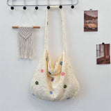 Cwab5810_Summer Lace Art Large Capacity Thin Underarm Bag