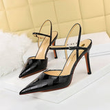 SIMPLE SHALLOW POINTED TOE HIGH HEELS_CWSHH0109