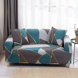 STRETCH SOFA COVER SOLID PRINT ALL IN ONE FIT_CWMM8309