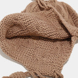 AUTUMN AND WINTER WOOL BALL KNITTED EARMUFFS HAT_CWAH1602