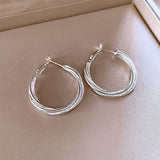 EXAGGERATED ROUND TWISTED TEMPERAMENT EARRINGS_CWAJE2470