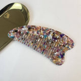 ACETATE ANTI STATIC COMB WITH FINE TEETH HEART_CWMM6437