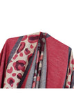 LEOPARD POINT CASUAL SHAWL WRAP_CWASC0005