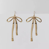 Unique Design Elegant Simple Gold Plated Earrings