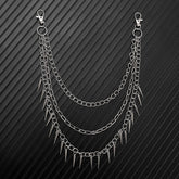 HIP HOP PUNK SPIKED DOUBLE JEANS CHAIN_CWMM4891