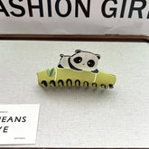 PANDA ACETATE HAIR CLAW CUTE CHINESE STYLE CLIP_CWAHA5750