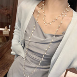 HIGH END LONG VERSATILE PEARL SWEATER NECKLACE_CWAJE3885