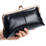 LARGE CAPACITY SIMPLE RETRO CLIP BAG LONG WALLET_CWAB3740