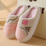 LEISURE NON SLIP SPLICING COTTON SLIPPERS_CWSHS0323