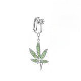 FAKE NAVEL CLIP NO PIERCING BELLY BUTTON RING_CWMM9190