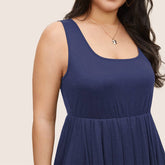 ELEGANT MIDI DRESS MINIMALIST CHIC STYLE_CWDHL1040