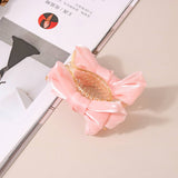 MESH BOW HAIR CLAW PRINCESS STYLE UPDO CLIP_CWAHA0466