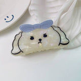 CUTE CARTOON CLOUD KITTEN HAIR CLAWS CLEAR GIRL_CWAHA1349