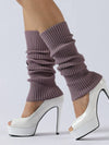 Warm Ballet Leggings High Elastic Stacked Socks_Cwms0748