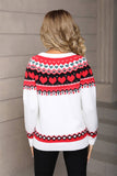Valentines Day Ethnic-Style Jacquard Sweater