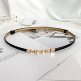 Women'S Simple Waist Slim Belt_Cwabe0653