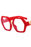 Women Geometric Frame Eyeglasses_Cwasg0135