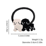 CARTOON CUTE DOG HIGH ELASTIC HAIR TIE_CWAHA1096
