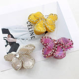 ACETATE HAIR CLIP 3D FLOWER DIAMOND HAIR CLIP_CWAHA4248
