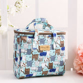 Waterproof Canvas Portable Insulation Bag Bento Bag_Cwab1720