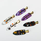 Halloween Accessories Acrylic Printed Hair Clip