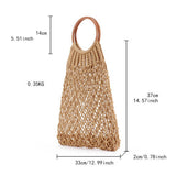 ARTISAN WOVEN BEACH TOTE LIGHTWEIGHT AND DURABLE_CWAB4672