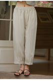 Vintage Harem Pants With Linen Pockets