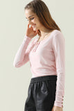 Women Fashion Long Sleeved Knit Shirt_Cwttl1458