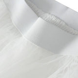 10 COLORS ELASTIC WAIST TIERED TULLE MESH SKIRT_CWBLS0396