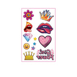 PINK COWGIRL TATTOOS CUTE BACHELORETTE STICKERS_CWMM8385