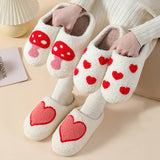 HOME LOVE PATTERN NON SLIP COTTON SLIPPERS_CWSHS0276