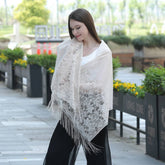 LACE SHAWL FOR WOMEN EVENING CASUAL WRAP_CWASC1082