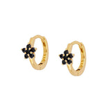 GEOMETRIC FIVE POINTED STAR DIAMOND EARRINGS_CWAJE1772