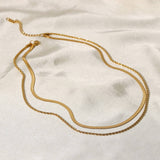 RETRO DOUBLE LAYER SNAKE CHAIN NECKLACE_CWAJE1420