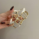 Niche Retro Cloud Solid Color Hair Clip_Cwaha1283