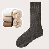 THERMAL FLEECE LINED CREW SOCKS FOR WOMEN WINTER_CWMS0282