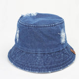 2024 NEW STYLE WASHED BUCKET HAT WITH HOLES_CWAH1125