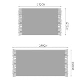 KNITTED SOFT BLANKET NAP SOFA BLANKET_CWMM0193