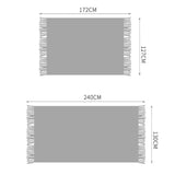 KNITTED SOFT BLANKET NAP SOFA BLANKET_CWMM0193