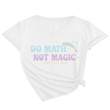 INSPIRATIONAL MATH QUOTE V NECK TEE FOR WOMEN_CWTTS1477