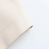 CASUAL FAUX LEATHER MIDI SKIRT TRENDY FRENCH LOOK_CWDSD8354