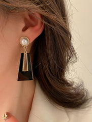 TEMPERAMENT GEOMETRIC TRAPEZOIDAL EARRINGS_CWAJE2053