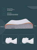 LOW PROFILE WAVE MEMORY FOAM PILLOW 3D DESIGN_CWMM8086