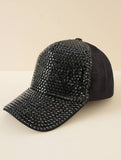 RHINESTONE BASEBALL CAP STYLISH AND SHINY CWAH1398