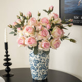 BURNT EDGE SHEENA ROSE BOUQUET FOR WEDDING DECOR_CWMM6526