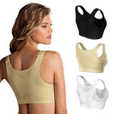 SPORTS BRA WITHOUT CHEST PAD ON FRONT BUTTON_CWMU0041