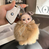 CUTE PRINCESS DOLL CAR KEYCHAIN BAG PENDANT_CWMM2583