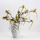 ARTIFICIAL 3 HEAD LEAFLESS SLIPPER ORCHID STEM_CWMM6519